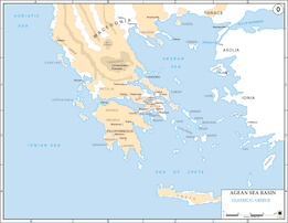 Map of Classical Greece