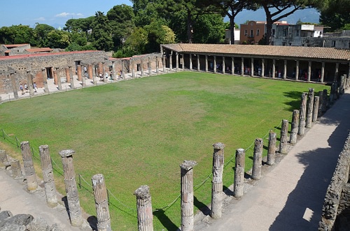 The Gladiators Barracks in Pompeii