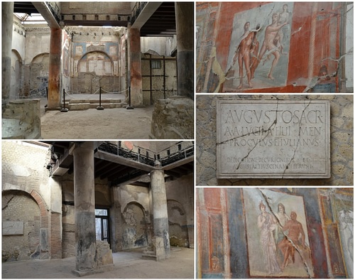 The so-called College of the Augustales in Herculaneum